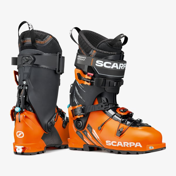Miniatyrbillede 4 af 6: Scarpa MAESTRALE skistøvle Orange, Sort