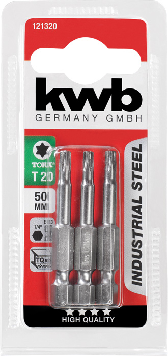 kwb 121315 stjärnskruvmejselborr 3 styck