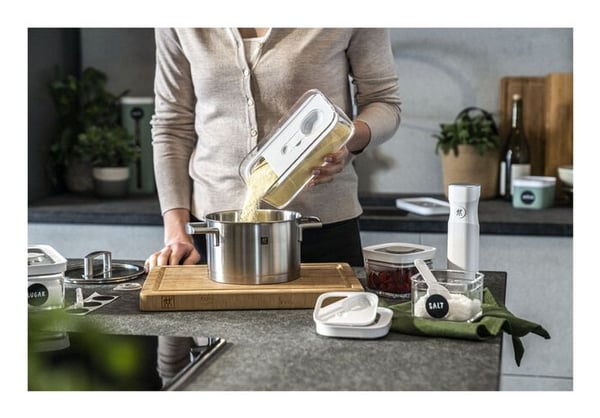 Miniatyrbillede 10 af 20: ZWILLING 1026082 Rektangulær Container 5,4 L Transparent, Hvid 5 stk