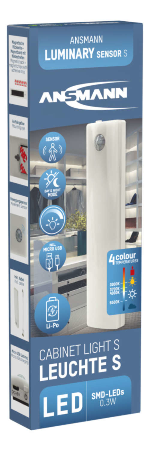 Miniatyrbillede 10 af 12: Ansmann 1600-0437 kabinet belysning SMD LED-modul LED
