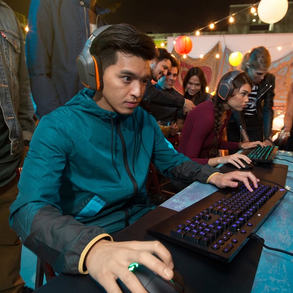 Miniatyrbild 4 av 11: Logitech G G213 Prodigy tangentbord Spela USB AZERTY Belgiskt Svart