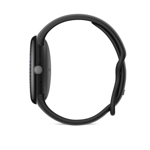 Miniatyrbillede 3 af 5: Google Pixel Watch 5 AMOLED 45 mm Digital Berøringsskærm Pyrit Wi-Fi GPS (satellit)