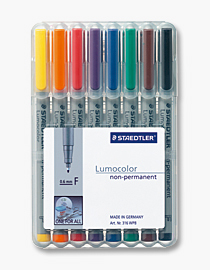 Staedtler 316 WP8 speedmarker 1 stk Sort, Blå, Brun, Grøn, Orange, Rød, Violet, Gul