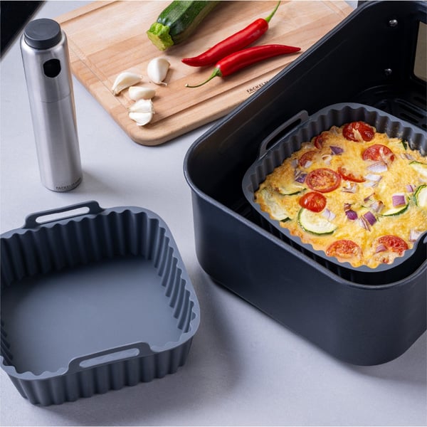 Pikkukuva 7 / 9: Fackelmann 45104 leivinpelti ja -paperi Air fryer Neliö Silikoni