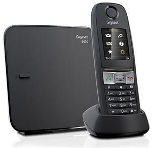 Gigaset E630 DECT telefon Nummervisning Sort