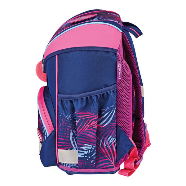 Miniatyrbillede 6 af 11: Herlitz UltraLight Tropical Chill rygsæk Skolerygsæk Lyserød, Violet Polyester