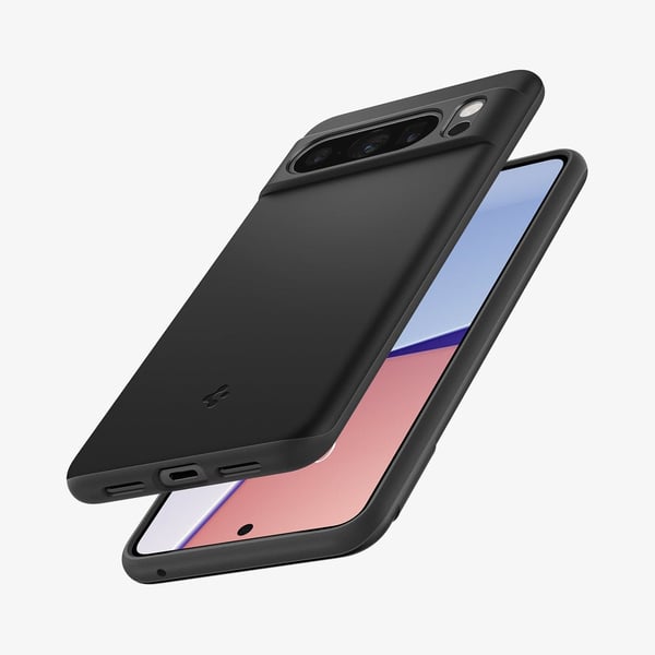 Spigen Thin Fit mobiltelefon etui 17 cm (6.7") Cover Sort