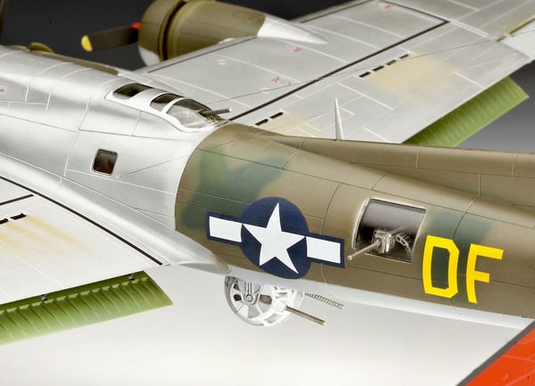 Revell B-17G Flying Fortress Luftfarkostmodell med fast vinge Monteringssats 1:72