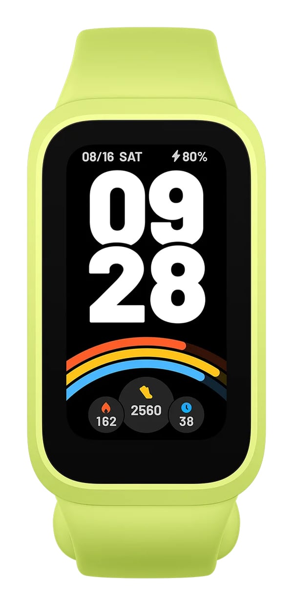 Miniatyrbild 1 av 3: Xiaomi Smart Band 9 Active TFT Armband med aktivitetsspårare 3,73 cm (1.47") Grön