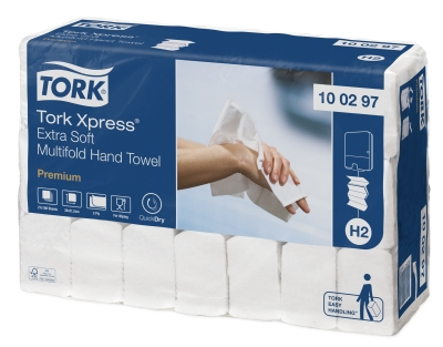 Tork 100297 pappershandukar Vit