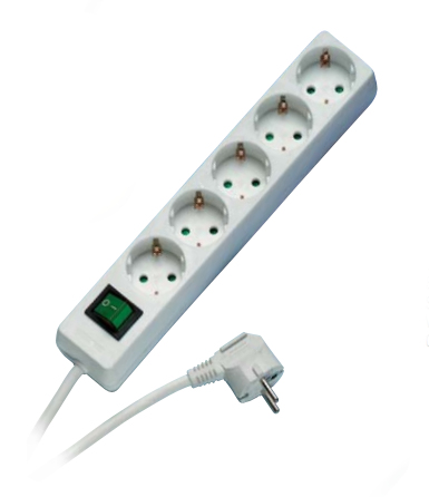 Vivanco EBLS 5S Svart 5 AC-utgångar 1,4 m