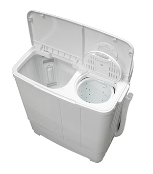 Miniatyrbillede 3 af 3: Ravanson XPB-700 vaskemaskine Top-indlæsning 4 kg 1400 rpm Hvid