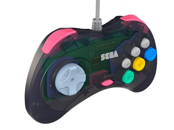 Retro-Bit RB-SGA-022 spelkonsoler Grå Spelplatta Analog Sega Saturn