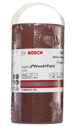 Bosch J450 Expert Sliprulle Extra finkorning P240 1 styck