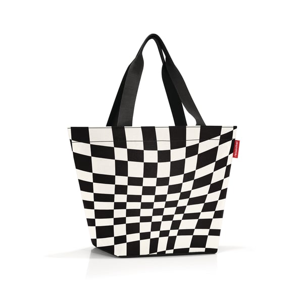 Reisenthel shopper M Sort, Hvid Mulepose