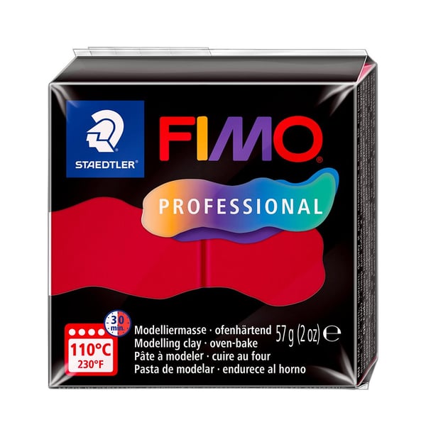 STAEDTLER Modelleringsmasse Fimo prof 57g karmin