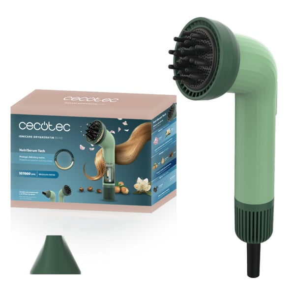 Cecotec IoniCare Dry&Keratin Olive hårtørrer 1200 W Oliven