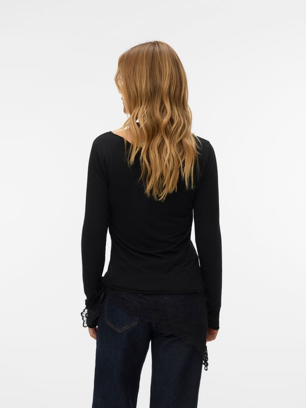 Vero Moda AWGLESHA Top Tanktop Bådhals Langærmet
