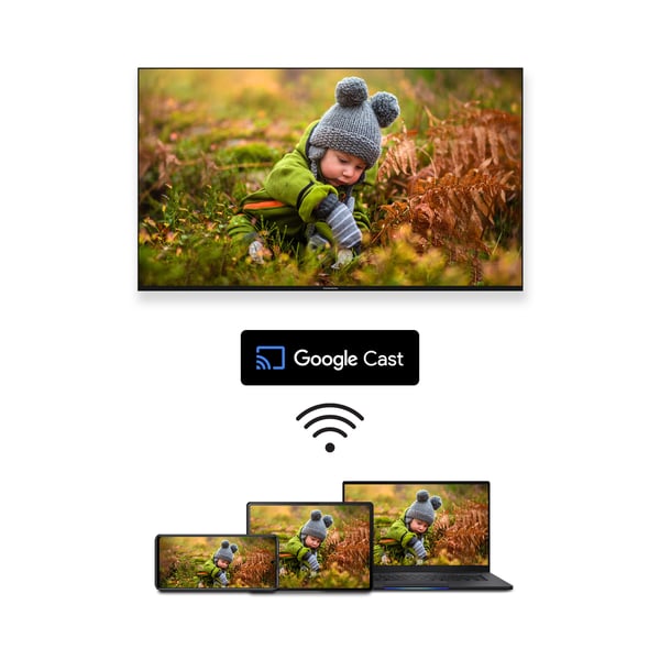Thomson Q70 Series 165,1 cm (65") 4K Ultra HD Smart-TV Wi-Fi Svart 300 cd/m²