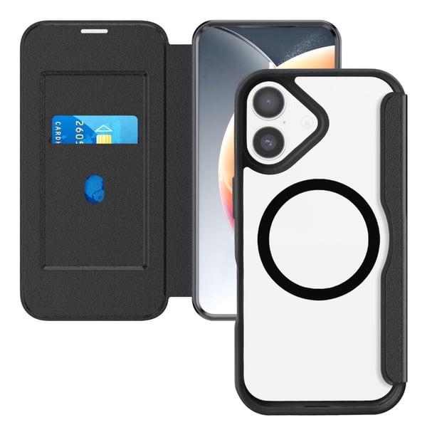 Miniatyrbild 1 av 5: 4smarts Urban Pro mobiltelefonfodral 16 cm (6.3") Utbytbara fodral Svart, Transparent