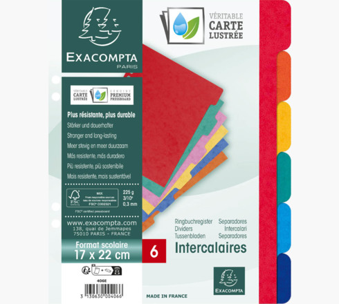 Exacompta 406E avdelare Kartong Exacompta 406E avdelare Kartong