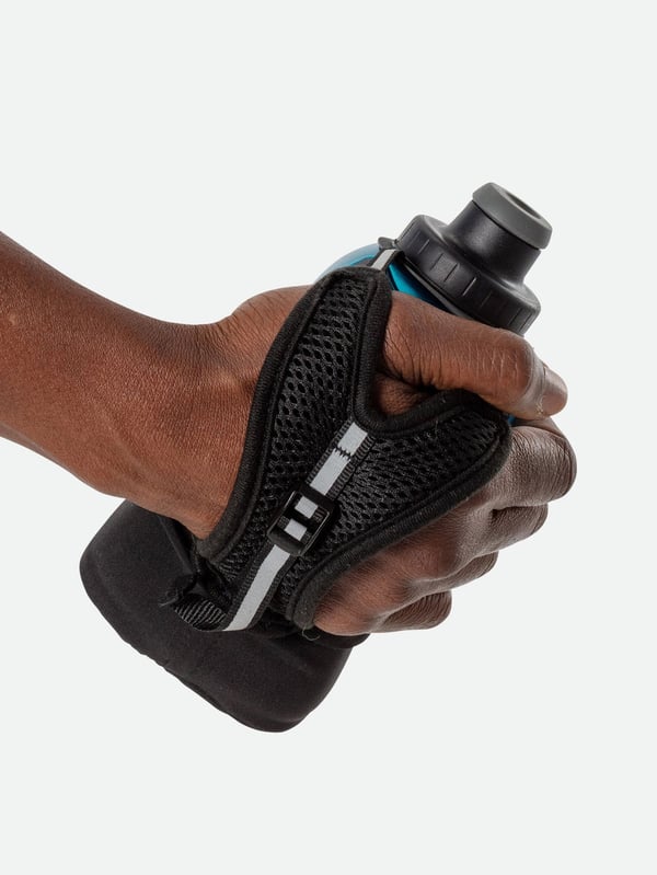 Nathan Sports NS40160-00030-12OZ dricksflaskor Idrott 355 ml Termoplastisk polyuretan (TPU) Svart, Blå
