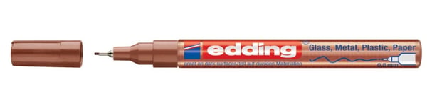 Edding 002516-055 markeringspennor Fin spets brons, Koppar 1 styck
