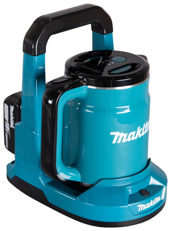 Makita DKT360Z vedenkeitin 0,8 L Musta, Sininen