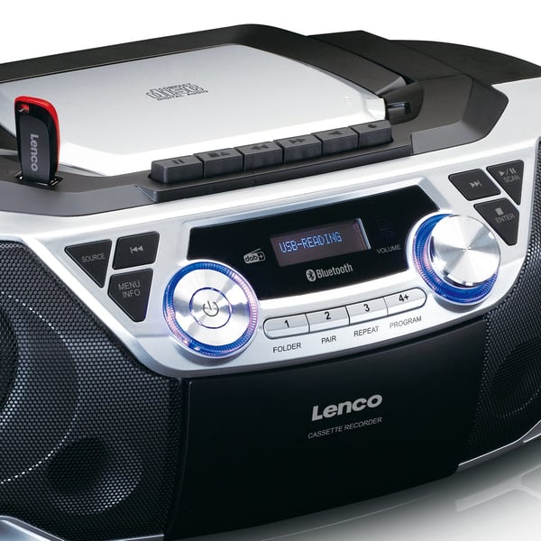 Pikkukuva 2 / 7: Lenco SCD-720SI radio Kannettava Digitaalinen Musta, Hopea