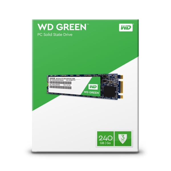 Miniatyrbild 2 av 4: Western Digital Green 240 GB M.2 Serial ATA III