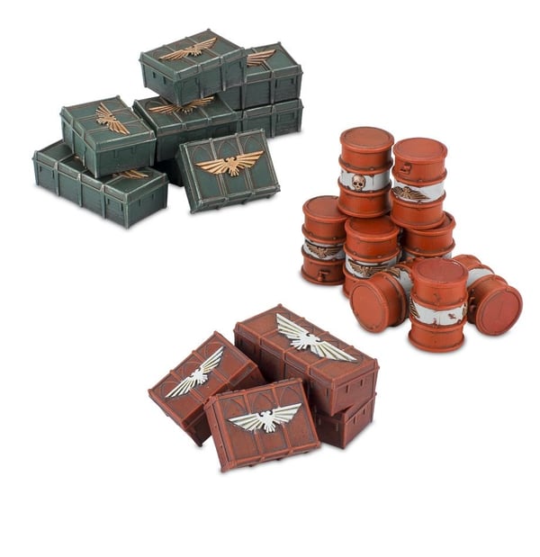 Miniatyrbild 4 av 19: Games Workshop Munitorum Armoured Containers Samlarfigur Plast