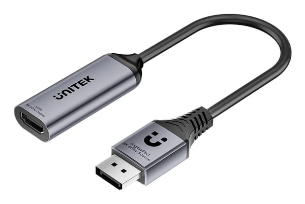 Miniatyrbillede 4 af 4: UNITEK V1617AGY01 USB grafisk adapter 7860 x 4320 pixel Mørkegrå
