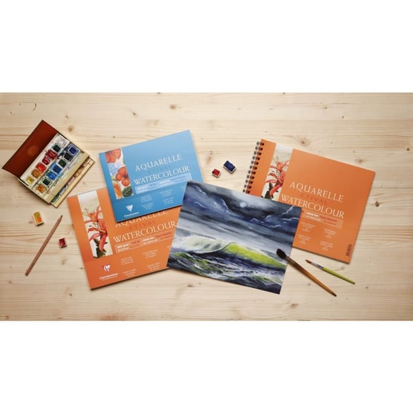 Miniatyrbillede 4 af 5: Clairefontaine 96062C speciel papir til kunsthåndværk Kunstpapirpude 12 ark
