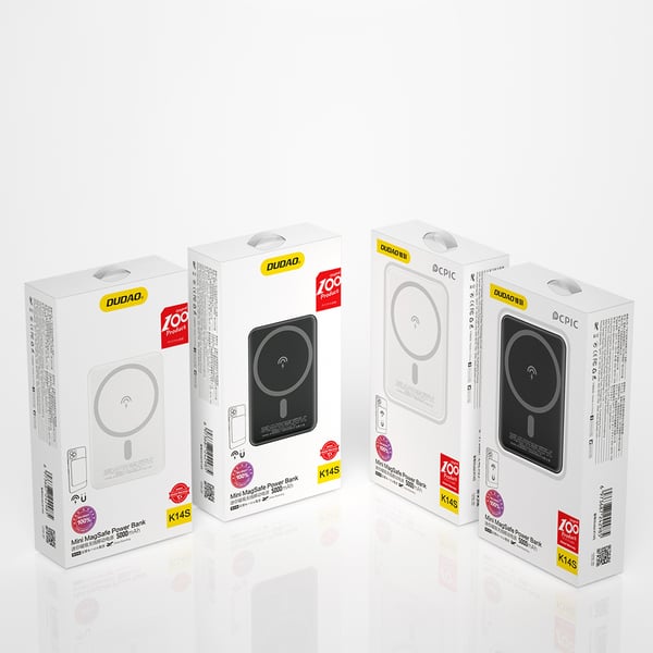 Pikkukuva 2 / 3: DUDAO wireless powerbank MagSafe 5000mAh black K14S Langaton lataaminen Musta