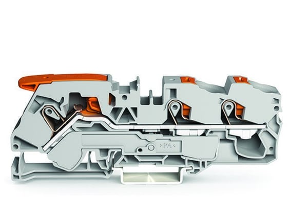 Miniatyrbillede 1 af 2: Wago 2116-5301 termisk blok 3 Grå