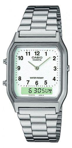 Casio AQ-230A-7BMQYES ur Armbåndsur Unisex Kvarts Lys metallic
