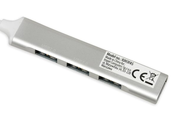 Miniatyrbillede 6 af 9: iBox IUH3FAS interface hub USB 3.2 Gen 1 (3.1 Gen 1) Type-A 5000 Mbit/s Hvid