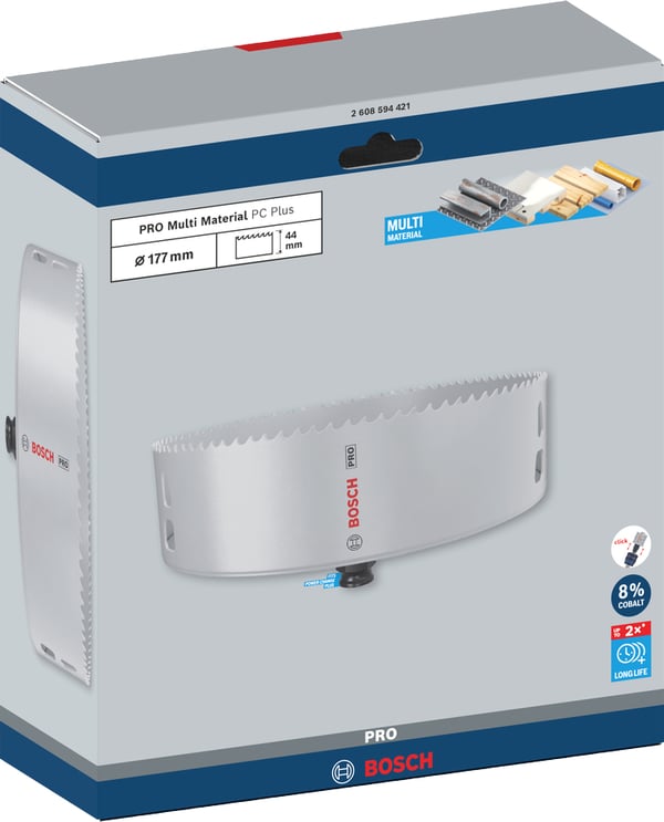 Bosch PRO Multi Material PC Plus hålborr Borr 1 styck