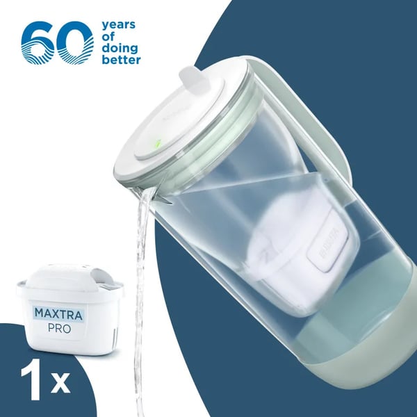 Pikkukuva 1 / 2: Brita 1059323 vedensuodatin Vesikannun suodatin 2,5 L Mintunvärinen, Läpinäkyvä