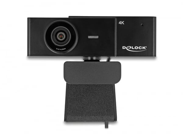 DeLOCK 96400 webcam 8 MP 3840 x 2160 pixel USB 2.0 Sort