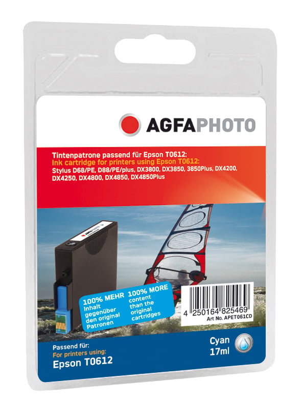 AgfaPhoto APET061CD blækpatron 1 stk Blå