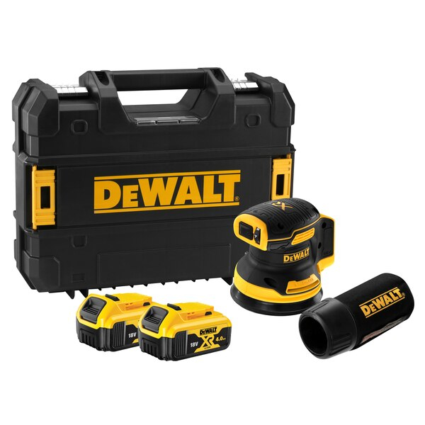 DeWALT DCW210P2-QW bärbar slipmaskin Planslipmaskin 12000 OPM Svart, Orange DeWALT DCW210P2-QW bärbar slipmaskin Planslipmaskin 12000 OPM Svart, Orange
