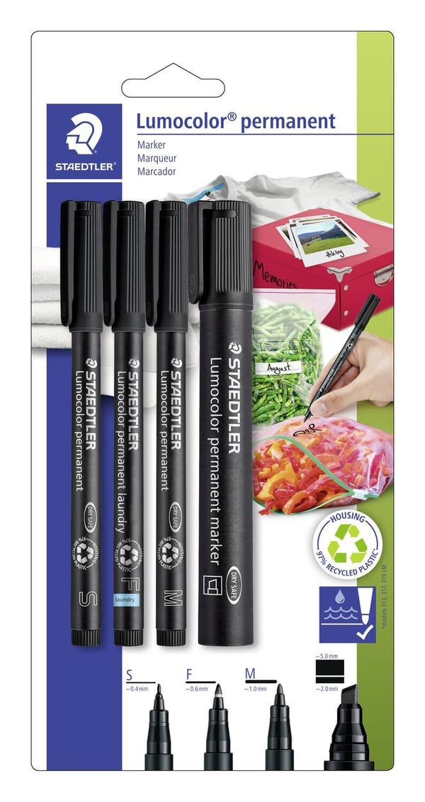 Staedtler Lumocolor 60 märkpennor 4 styck