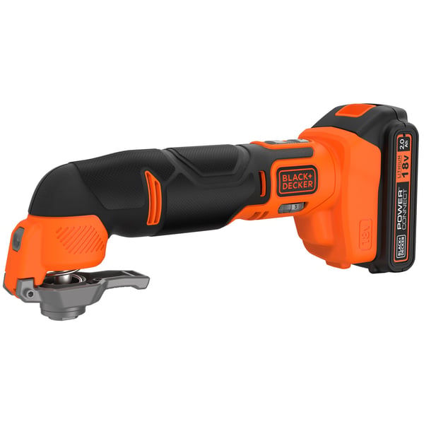 Miniatyrbild 1 av 20: Black & Decker BDCOS18D1K-QW oscillerande multiverktyg