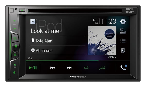 Pikkukuva 3 / 3: Pioneer AVH-Z3200DAB auton mediavastaanotin Musta Bluetooth
