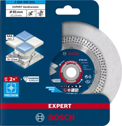 Pikkukuva 2 / 7: Bosch 2 608 900 653 pyörivä monitoimityökalu hiontaan & hiontatarvike Laatta, Kivi Katkaisulaikka