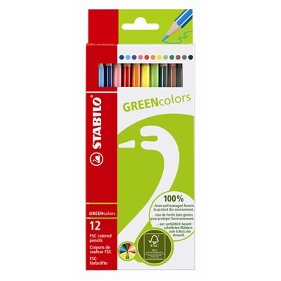 STABILO GREENcolors Farbstifte Multifärg 12 styck STABILO GREENcolors Farbstifte Multifärg 12 styck