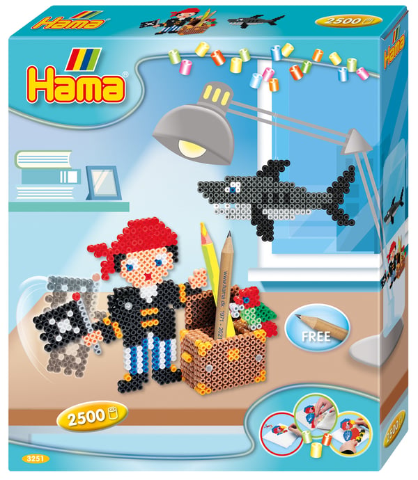 Hama Beads Gaveæske - Pirat