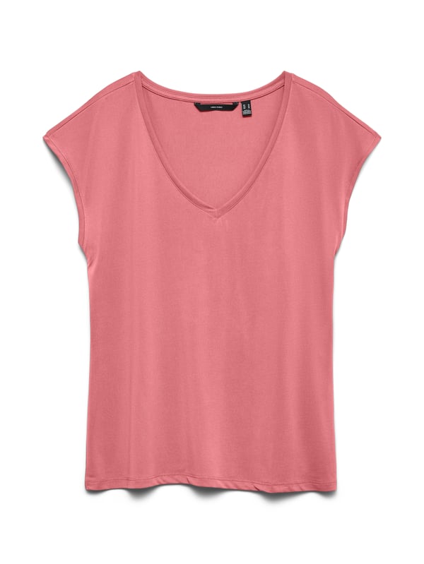 Miniatyrbillede 5 af 5: Vero Moda 5715867389063 skjorte & top Top (tøj) V-hals Kort ærme Modal, Polyester