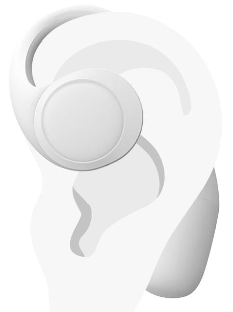 SPC Ether 2 Sense Kuulokkeet Langaton In-ear Puhelut/Musiikki USB Type-C Bluetooth Valkoinen
